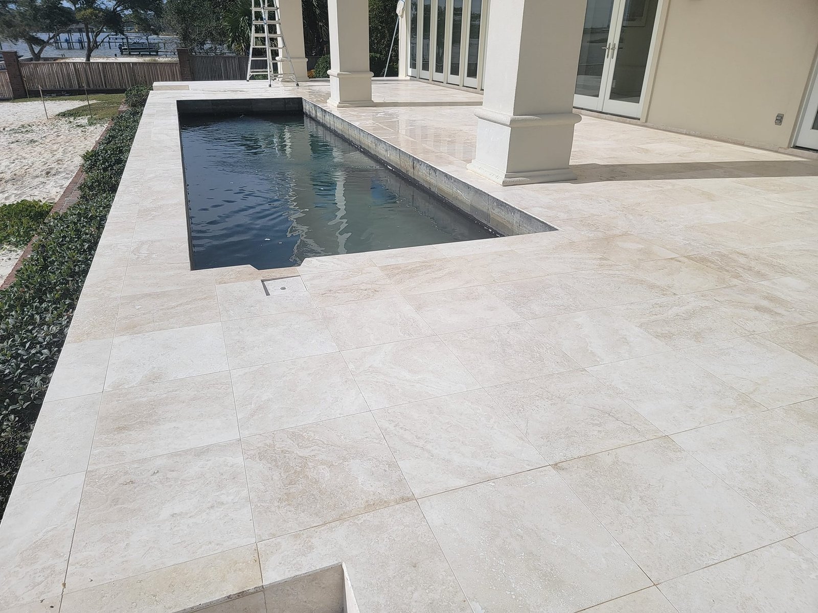 Ceramic flooring in residence